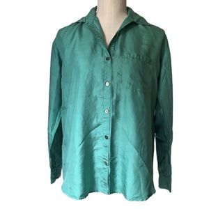 GARNET HILL 100% Silk Blouse Size 2